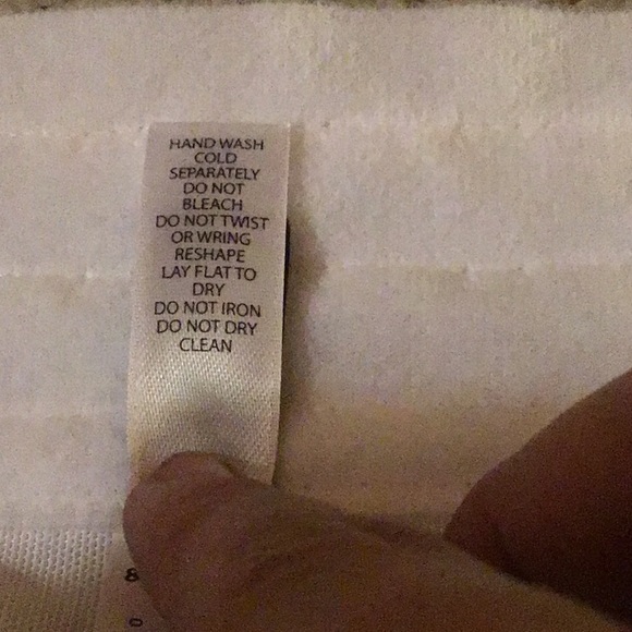 White corset-style strapless bra - Picture 3 of 5